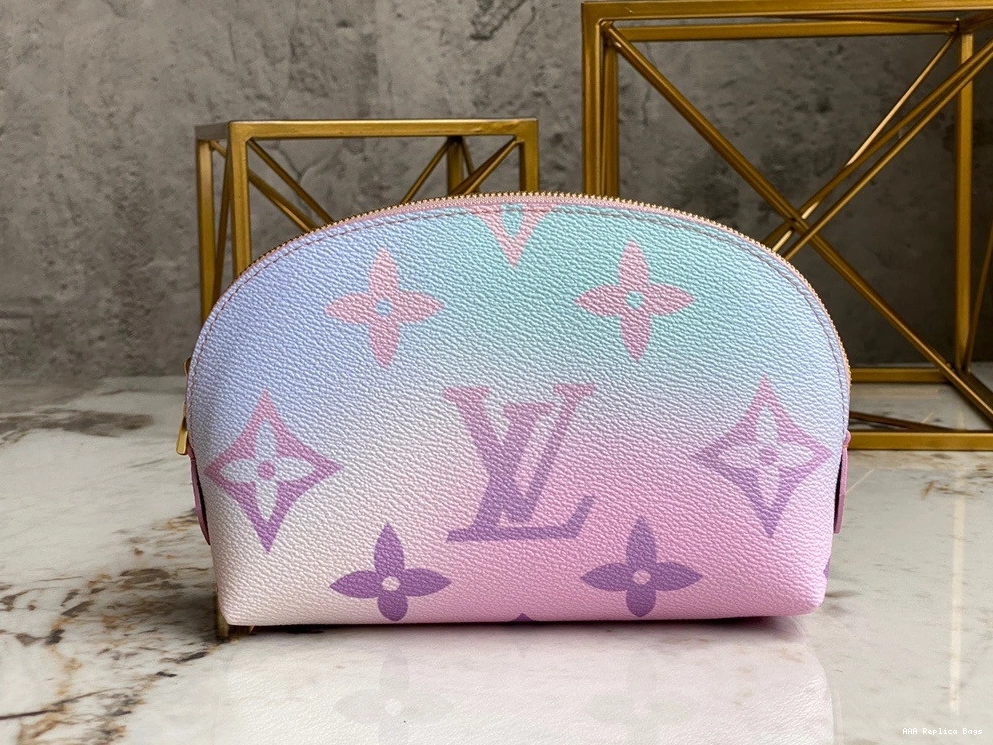 Aaa replica bags POUCH Vuitton Louis COSMETIC 0708